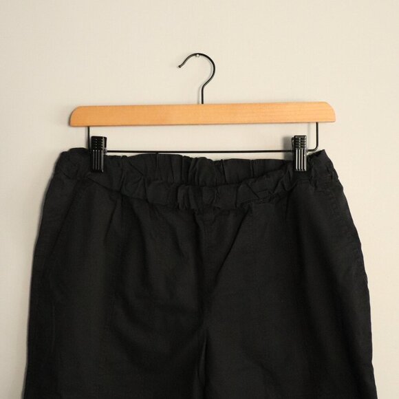 Columbia Women's Sz M Black Cropped Capri Pull On Stretch Hiking Stretch Pants - Picture 3 of 12